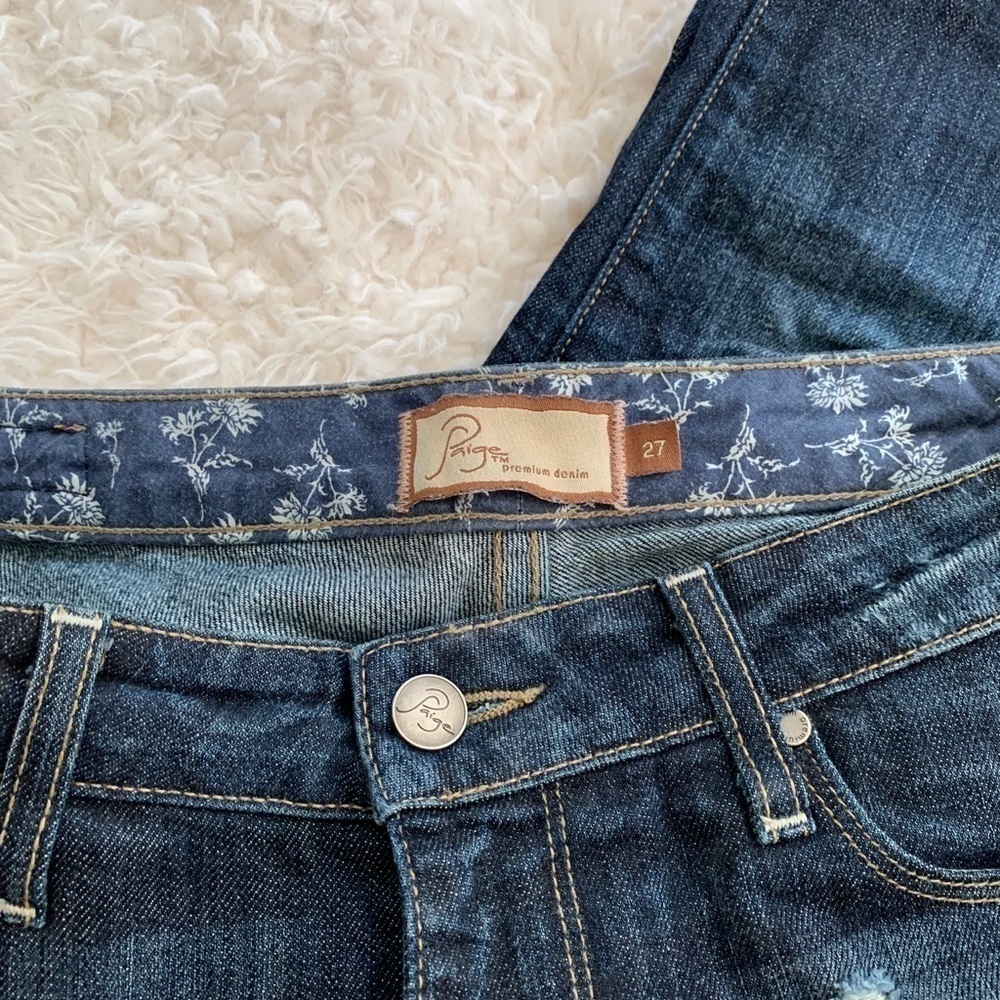 Paige SKYLINE ANKIE PEG JEANS - Picture 4 of 12